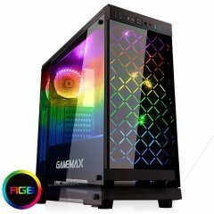 геймърска кутия за компютър Case ATX - Fully Tempered Glass - Polaris Black RGB