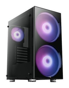 Case ATX - Python aRGB - 2 x 200mm ARGB fans/Tempered Glass - ACCM-PB15033.11 Case ATX - Python aRGB - 2 x 200mm ARGB fans/Tempered Glass - ACCM-PB15033.11