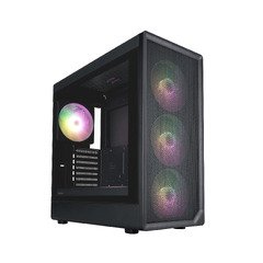 кутия Case ATX - AU8 Black - 4 x 140 mm A-RGB fans included, USB-C кутия Case ATX - AU8 Black - 4 x 140 mm A-RGB fans included, USB-C