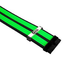 Custom Modding Cable Kit Black/Green - ATX24P, EPS, PCI-e - BGE-001 Custom Modding Cable Kit Black/Green - ATX24P, EPS, PCI-e - BGE-001