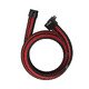 Custom Sleeved Modding Cable Black/Red - PCIe 5.0 12VHPWR M/M - FM2-B-BR