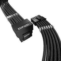 модулен кабел Custom Sleeved Modding Cable Black - PCIe 5.0 12VHPWR M/M - FM2-B-BK