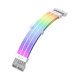 Extension Modding Cable M/B 24PIN Addressable RGB White - NC24P-WH Extension Modding Cable M/B 24PIN Addressable RGB White - NC24P-WH