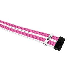 комплект удължителни кабели Custom Modding Cable Kit Pink/White - ATX24P, EPS, PCI-e - PKW-001 комплект удължителни кабели Custom Modding Cable Kit Pink/White - ATX24P, EPS, PCI-e - PKW-001