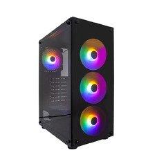 Кутия Case ATX - Fire Dancing V3-B RGB - 4 fans included Кутия Case ATX - Fire Dancing V3-B RGB - 4 fans included