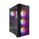 Case ATX - Fire Dancing V4 RGB - 4 fans included