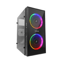 Gaming Case mATX - X1 RGB - 3 Fans included Gaming Case mATX - X1 RGB - 3 Fans included