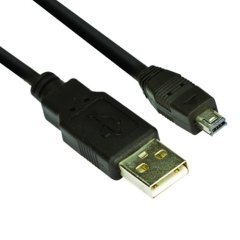 Кабел USB 2.0 AM / Mini USB 4pin - CU214-1.5m