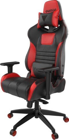 геймърски стол Gaming Chair - ACHILLES M1A-L RGB Black/Red