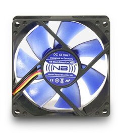 Вентилатор 92mm NB-BlackSilentFan XE2 Rev3.0+Slics 1800rpm