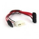 VCom Adapter SATA + Molex to SATA Power/Data for Slim DVD - CE361-0.15m