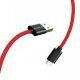 кабел Cable - USB2.0 Type A to Type-C - 5A Fast Charging, Kevlar Braided, 1m - KAC-10-RD