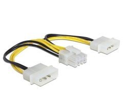 Адаптер Adapter 2xMolex to 8pin PCI-E VGA - CE317-0.15m Адаптер Adapter 2xMolex to 8pin PCI-E VGA - CE317-0.15m