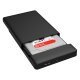 външна кутия за диск Storage - Case - 2.5 inch USB3.0 Black - 2588US3-BK