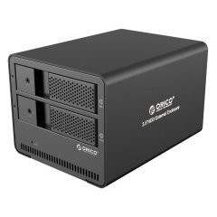 Storage - Case - Dual Bay 3.5" Aluminium Black - 9528U3 Storage - Case - Dual Bay 3.5" Aluminium Black - 9528U3