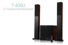 Speakers 2.1 - T-400U - 100W RMS - USB+SD MP3/FM/Remote