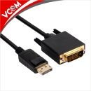VCom кабел DisplayPort DP M / DVI (24+1) M - CG606-1.8m