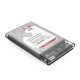 прозрачна външна кутия за диск Storage - Case - 2.5 inch USB 3.0 transparent - 2139U3-CR