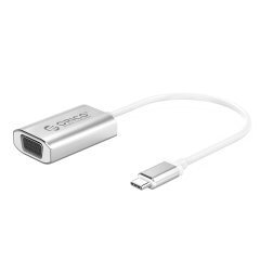 Adapter - USB 3.1 Type C -> VGA F, silver - XC-102