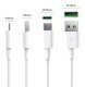 кабел Cable - USB2.0 Type A to Type-C - 5A Fast Charging, 1m - AC5-10-WH