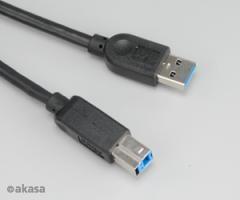 Cable USB 3.0 A->B male 1.5m AK-CBUB01-15BK