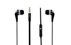 Walk the Talk- In-earphones with mic Black & silver AM1101/BKG