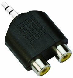 Адаптер Adapter 3.5mm Stereo M / 2x RCA F - CA501 Адаптер Adapter 3.5mm Stereo M / 2x RCA F - CA501