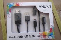 Кабел MHL/HDMI Kit S4/S3/S2 - CG703-B-1.8m+0.6m