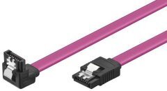 Кабел SATA Cable W/Lock Right Angle - CH302R-0.45m Кабел SATA Cable W/Lock Right Angle - CH302R-0.45m