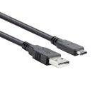 USB 3.1 Micro type C / USB 2.0 AM Black - CU405-1.8m