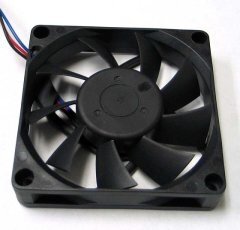 Fan 60x60x15mm Ball Black Fan 60x60x15mm Ball Black