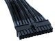 Cable ATX 24-Pin Extension 25cm, Black/Sleeved Cable ATX 24-Pin Extension 25cm, Black/Sleeved