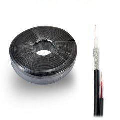 Coaxial cable RG59+2C power 2x18AWG(2x0.82)-100m