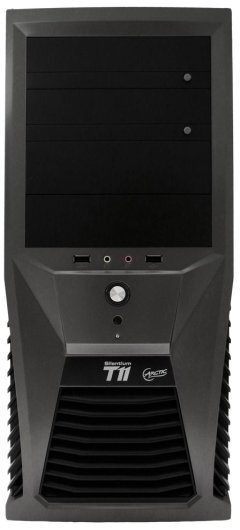 Case SILENTIUM T11 Black - 2x 120mm TC