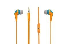 Слушалки Walk the Talk- In-earphones with mic Turquose & orange AM1101/TOG