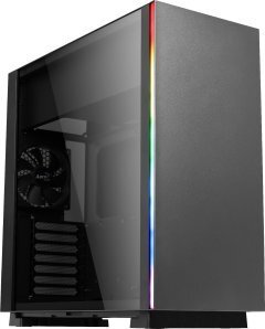 кутия Case ATX - GLO Black - RGB, Tempered glass - ACCM-PB08013.11