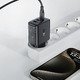 Универсално зарядно за стена Charger Wall GaN PD 35W - A57 - USB-C x 1, USB-A x 2, Black Универсално зарядно за стена Charger Wall GaN PD 35W - A57 - USB-C x 1, USB-A x 2, Black