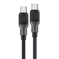 USB-C to USB-C Cable 60W Silicone braid 1.2m - C10-03 - Black USB-C to USB-C Cable 60W Silicone braid 1.2m - C10-03 - Black