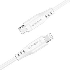 Кабел USB-C to Lightning Cable 30W 1.20m MFI Certified TPE - C3-01 - White Кабел USB-C to Lightning Cable 30W 1.20m MFI Certified TPE - C3-01 - White