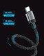 Кабел USB-C to USB-C Cable 60W Nylon Braided 1.20m - C9-03 - Black Кабел USB-C to USB-C Cable 60W Nylon Braided 1.20m - C9-03 - Black