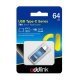 флашка Flash T80 64GB 3-in-1 USB 3.1 Type C / OTG Micro B / USB 3.0 Aluminium Blue - ad64GBT80B3