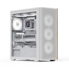кутия Case ATX - D501A White, Addressable RGB, Wood кутия Case ATX - D501A White, Addressable RGB, Wood
