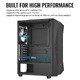 кутия Case ATX - Falcon-G-BK-v2 - Addressable RGB кутия Case ATX - Falcon-G-BK-v2 - Addressable RGB