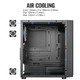 Case mATX - Hexform-G-BK-v2 - 3 fans included Case mATX - Hexform-G-BK-v2 - 3 fans included