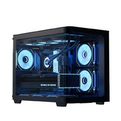 Case mATX - P300C-G-BK-v1 - 3 x 120 mm Infinity Mirror A-RGB Case mATX - P300C-G-BK-v1 - 3 x 120 mm Infinity Mirror A-RGB