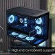 Case mATX - P300C-G-BK-v1 - 3 x 120 mm Infinity Mirror A-RGB Case mATX - P300C-G-BK-v1 - 3 x 120 mm Infinity Mirror A-RGB