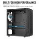 кутия Case mATX - Trinity Mini-G-BK-v3 - 3 fans included, Tempered Glass кутия Case mATX - Trinity Mini-G-BK-v3 - 3 fans included, Tempered Glass