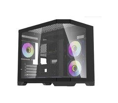 Case mATX - FT418 Black - 6 x 120 mm A-RGB fans included Case mATX - FT418 Black - 6 x 120 mm A-RGB fans included