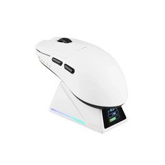 професионална геймърска мишка AJ159 APEX - Wireless Gaming Mouse - 8K, Magnetic Charging Dock, White професионална геймърска мишка AJ159 APEX - Wireless Gaming Mouse - 8K, Magnetic Charging Dock, White