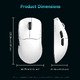 AJ159 V2 MC - Wireless Gaming Mouse - 1K, Magnetic Charging Dock, White AJ159 V2 MC - Wireless Gaming Mouse - 1K, Magnetic Charging Dock, White